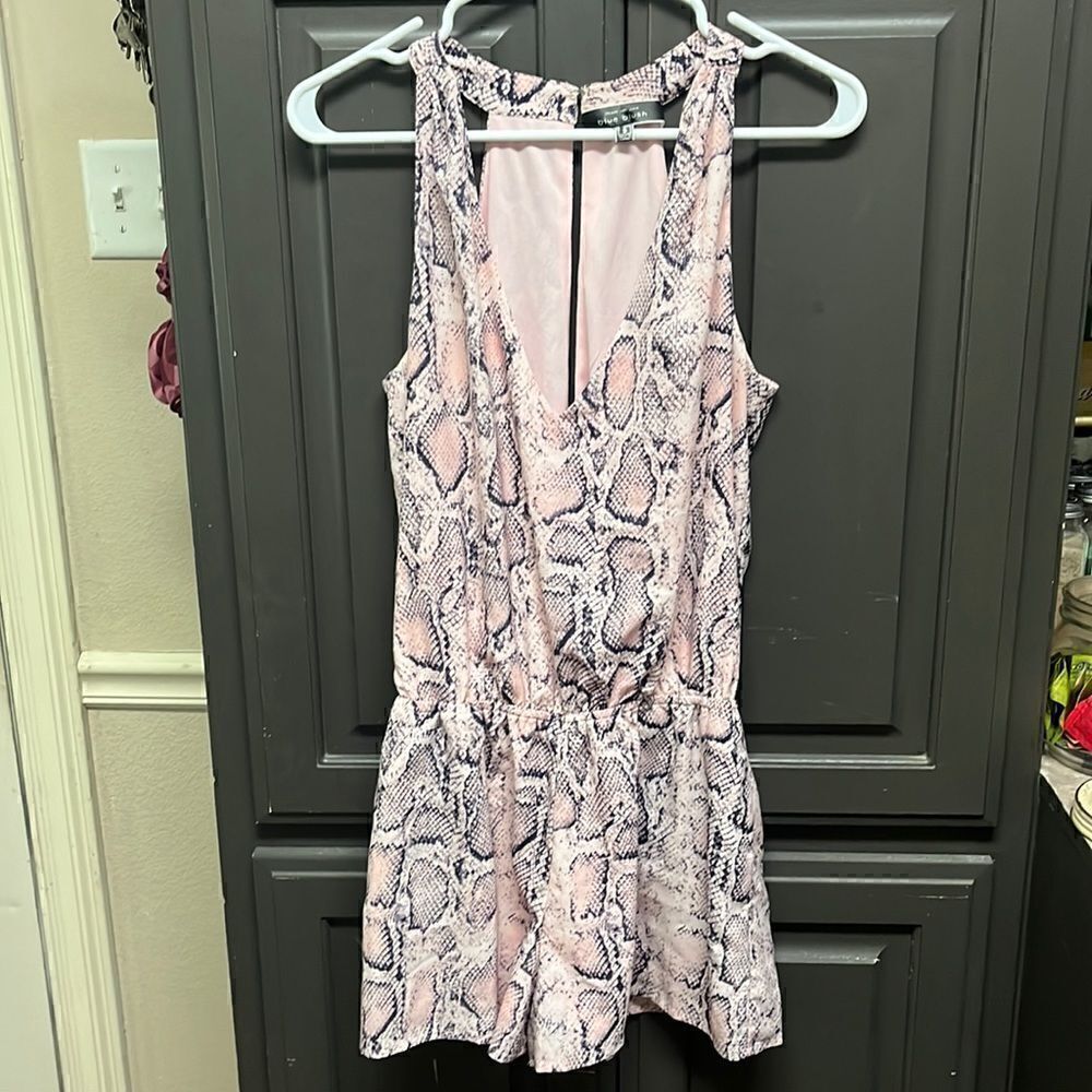 Blue blush romper